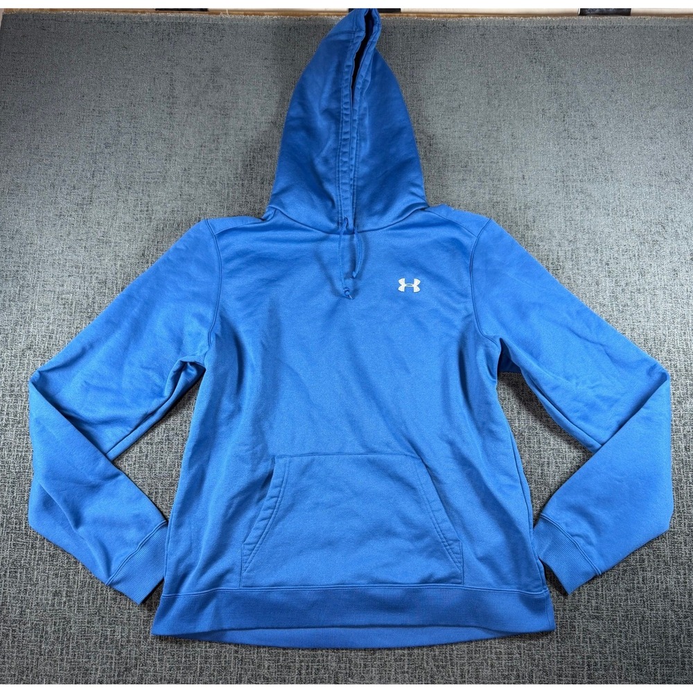 Under Armour Mens XL Blue Pullover Hoodie Long Sleeve Blue